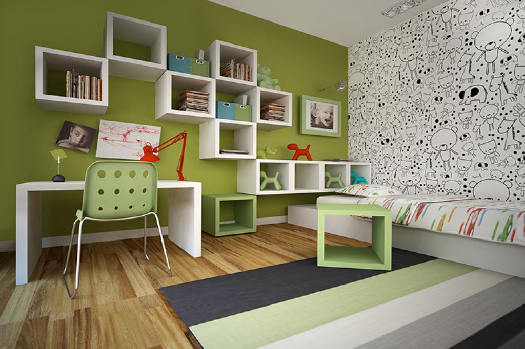 Какой цвет расширяет. Покраска детской комнаты. Покраска стен в детской дизайн. Геометрия на стенах в интерьере. Интерьер стен для маленькой детской комнаты.