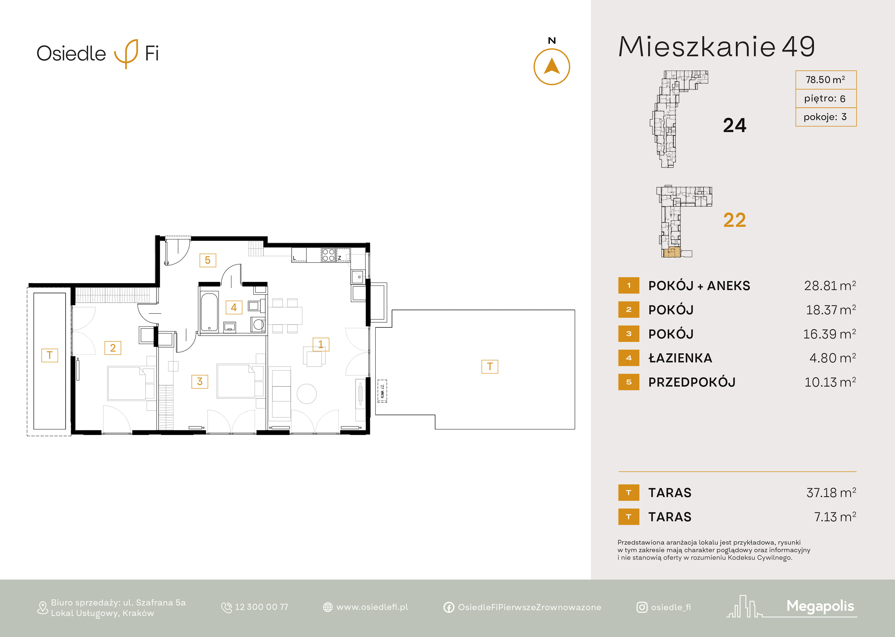 Rzut mieszkania 49