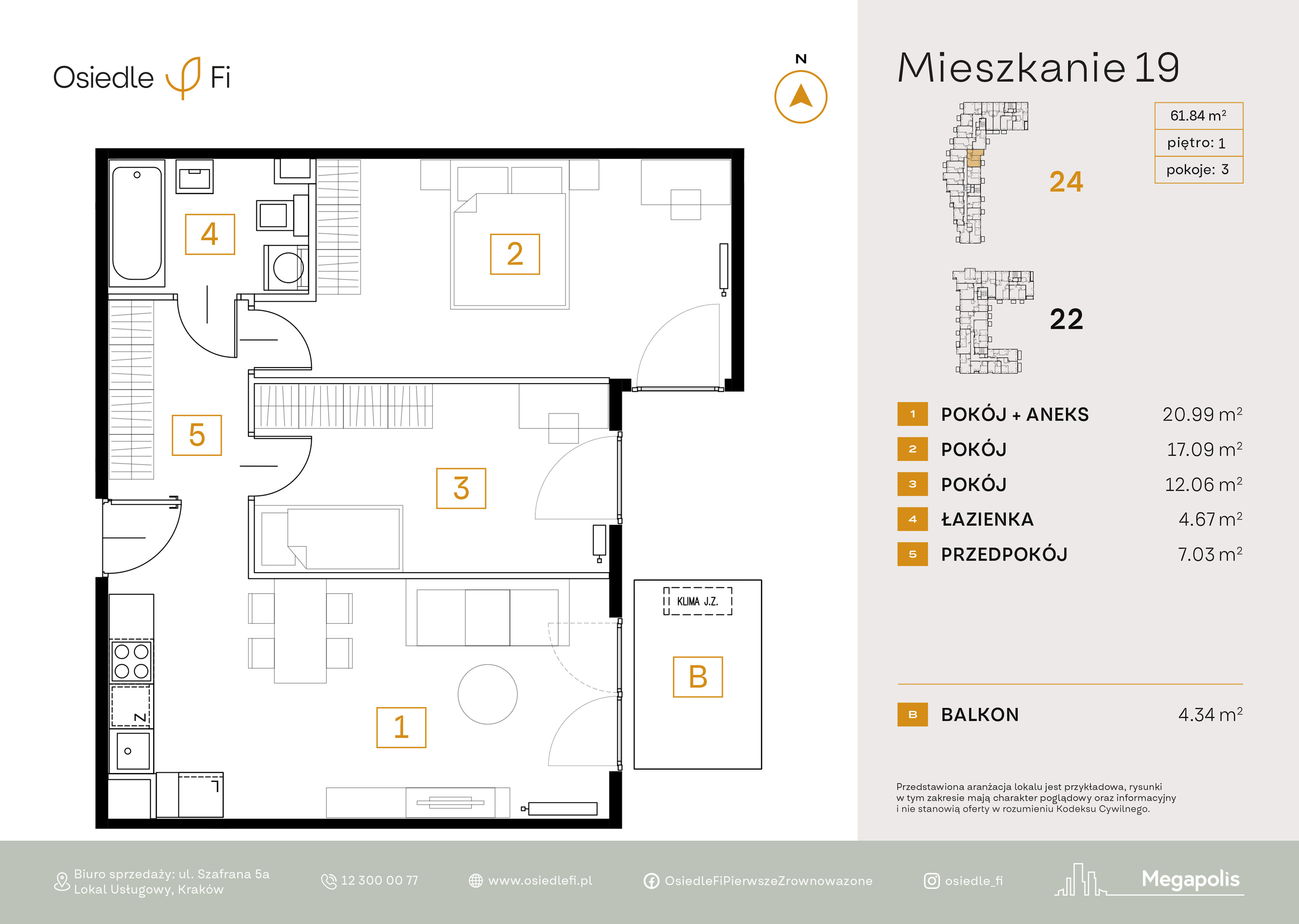 Rzut mieszkania 19