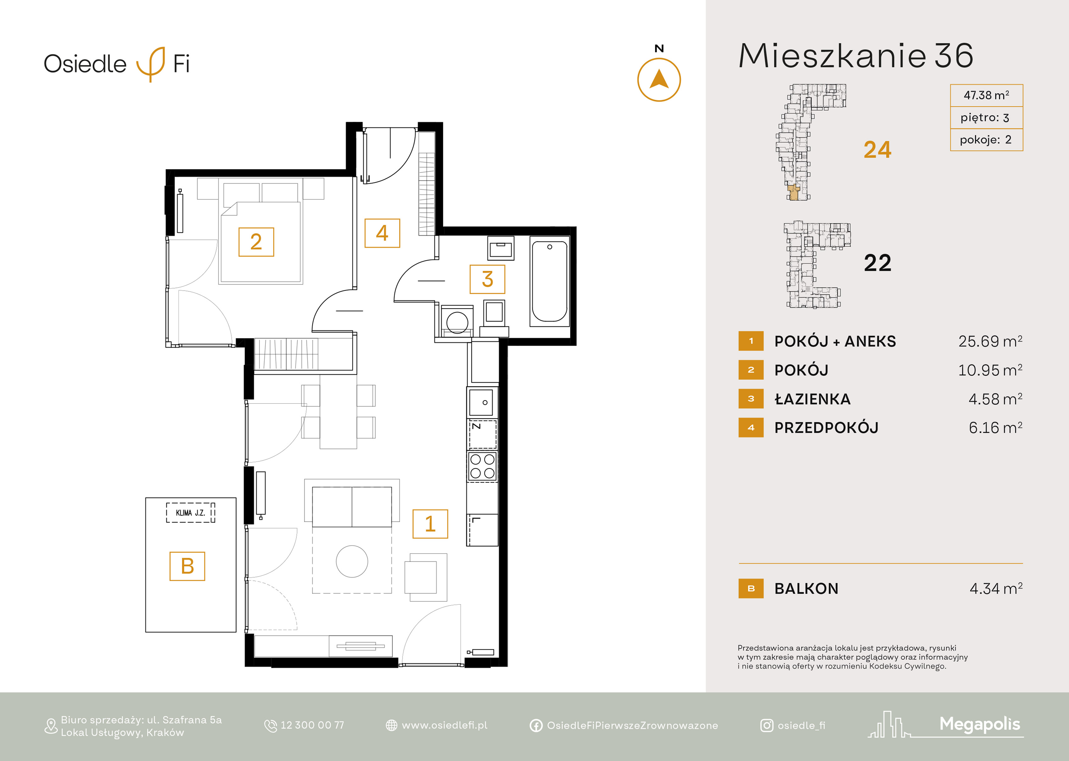 Rzut mieszkania 36