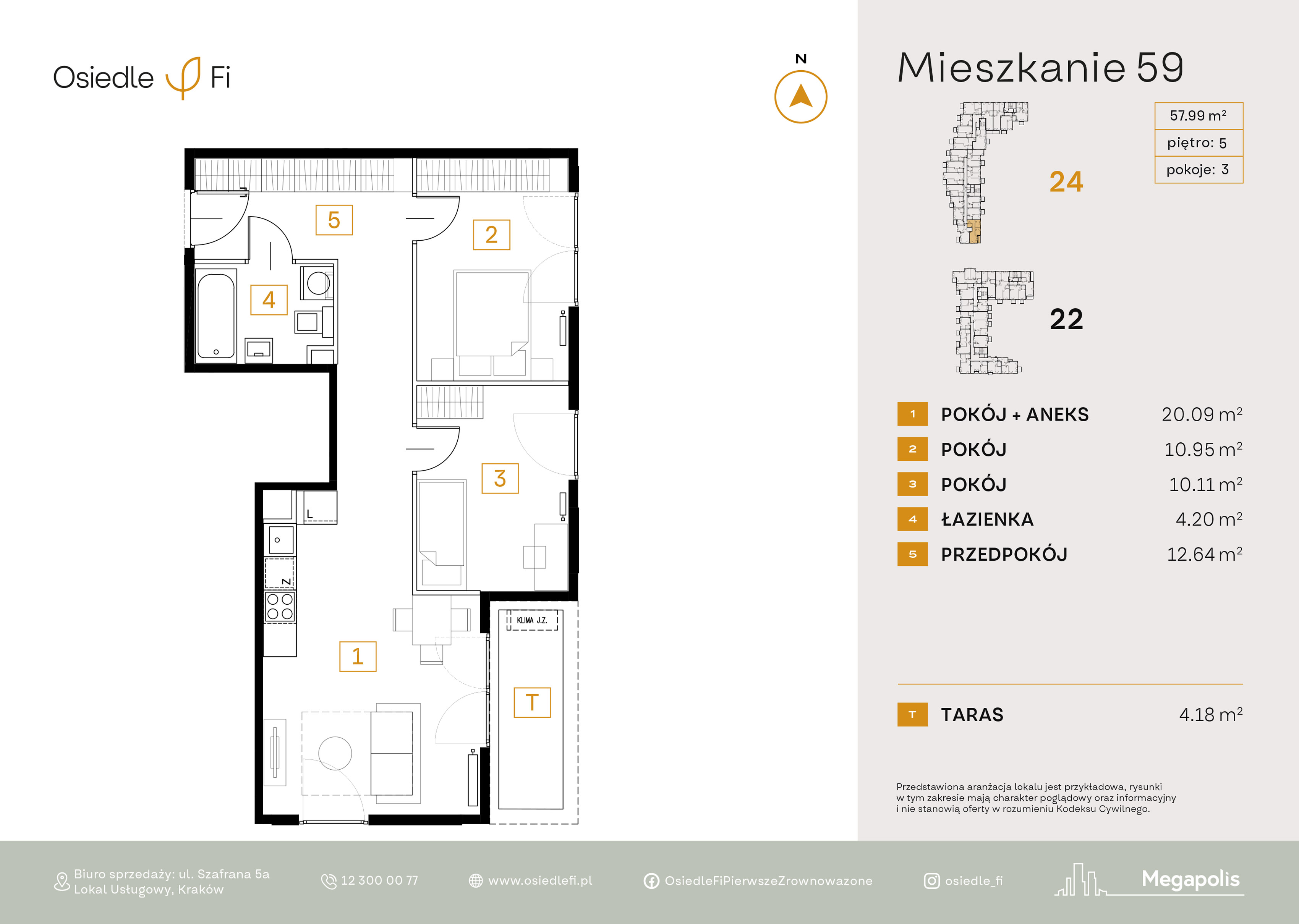 Rzut mieszkania 59