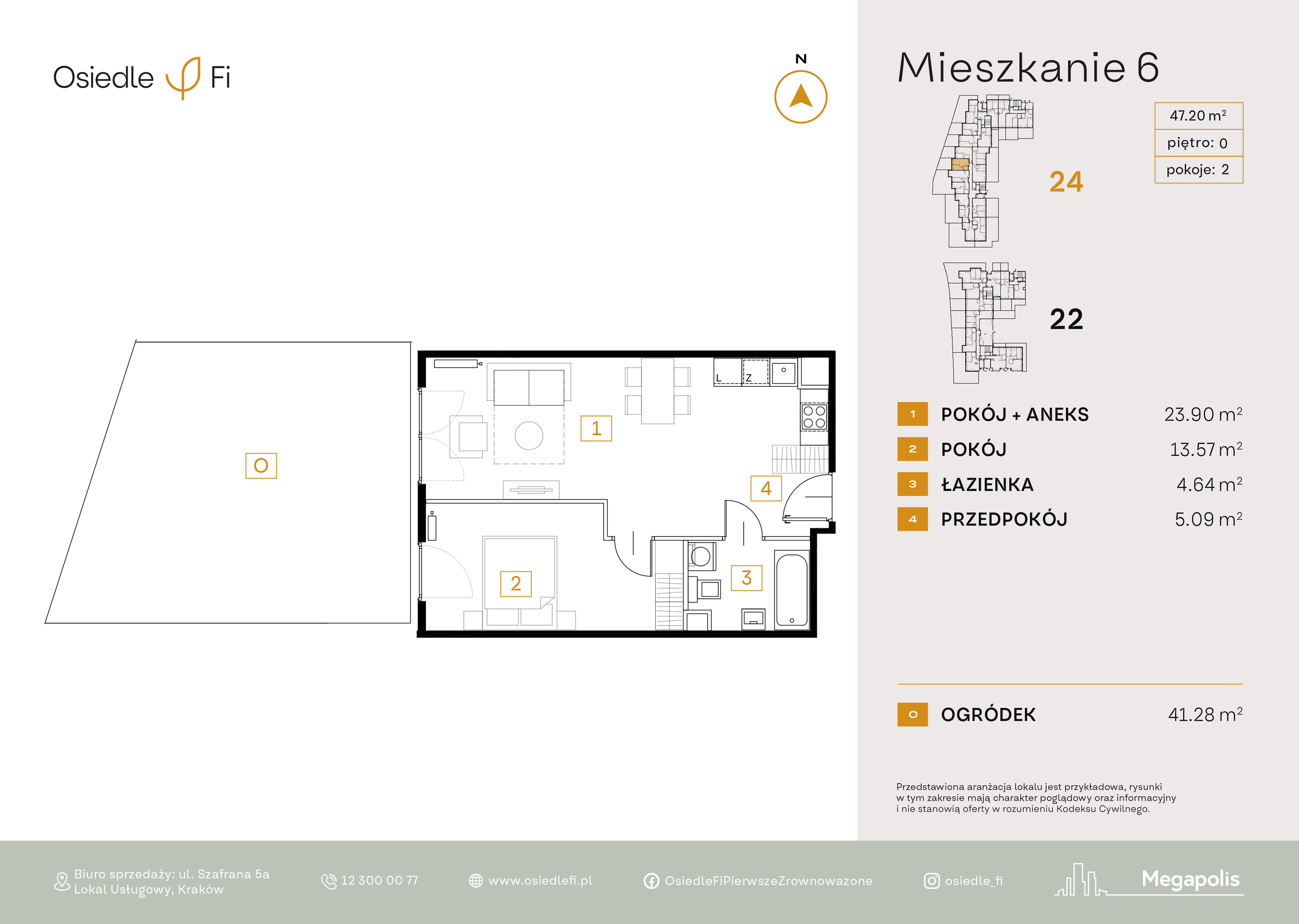 Rzut mieszkania 6
